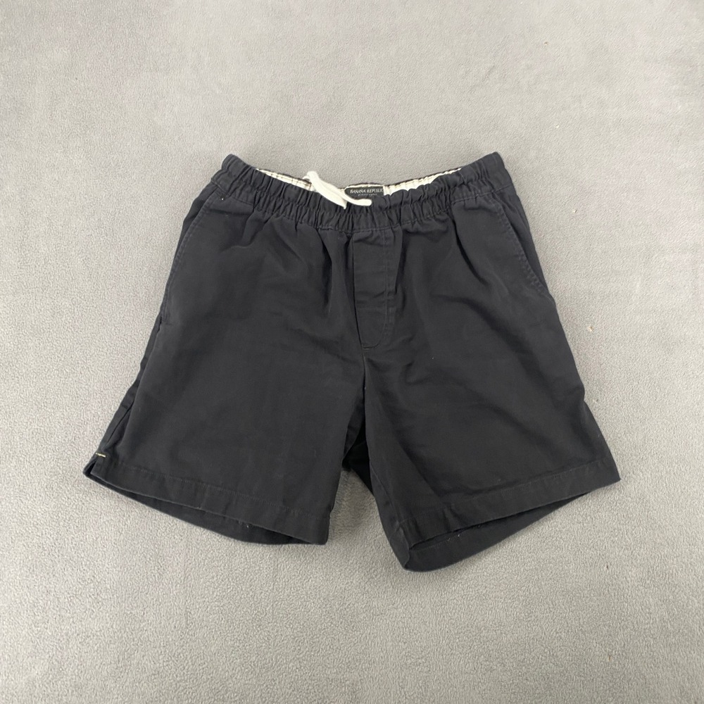 Banana Republic Mens Easy Short Black Elastic Waist Drawstring Size S